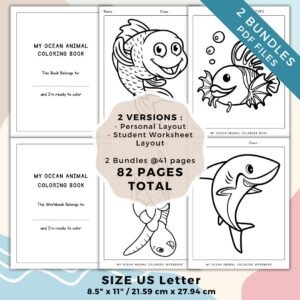 Ocean Animal Coloring Pages