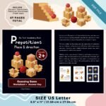 Preposition of Place and Direction Educational Book