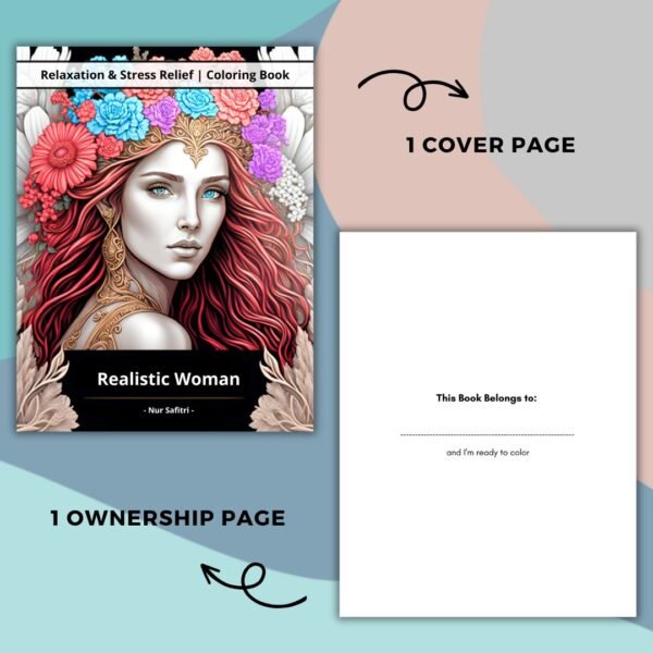 Realistic Woman Coloring Pages (2)