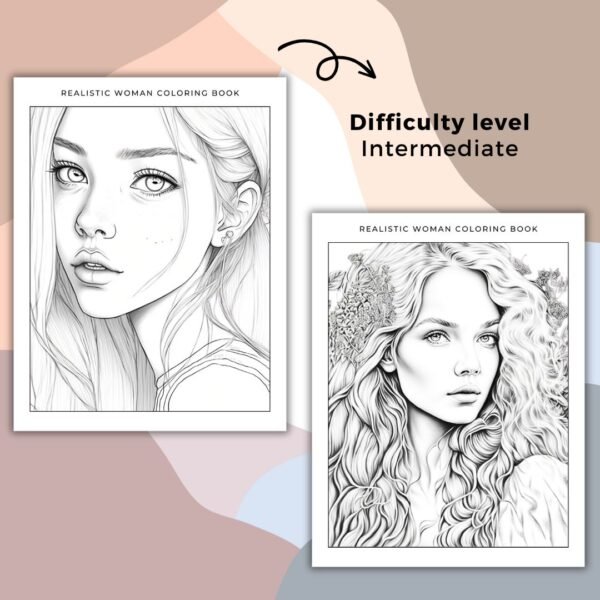 Realistic Woman Coloring Pages (5)