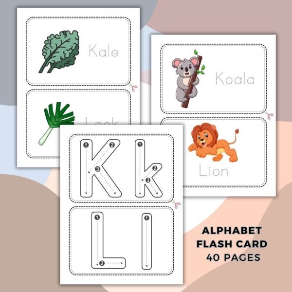 Tracing & Coloring Alphabet (13)