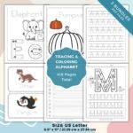 Tracing & Coloring Alphabet