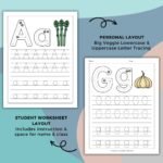 Tracing & Coloring Alphabet (4)