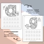 Tracing & Coloring Alphabet (7)