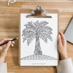 Tree mandala Tracing Coloring Book Cover (8)