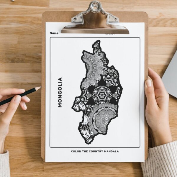 World Countries Mandala Coloring Book (7)